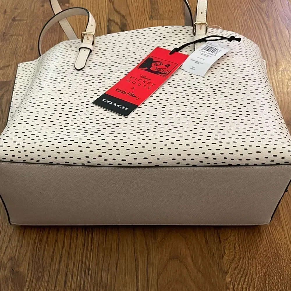 Coach Disney Mickey Mouse X Keith Haring Molly Tote NWT